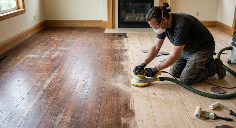 Wood Floor Refinishing Service